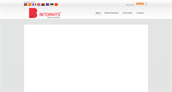 Desktop Screenshot of betoparts.com